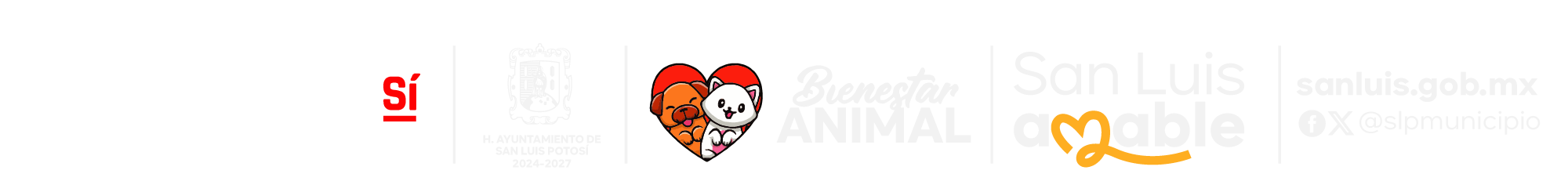 Imagen con los logos oficiales del H. Ayuntamiento de SLP 2025