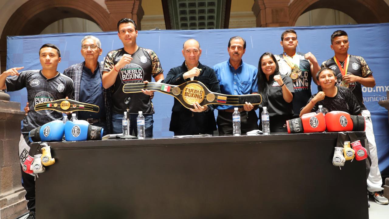  El alcalde Enrique Galindo presentó el certamen internacional “Box Sin Fronteras”