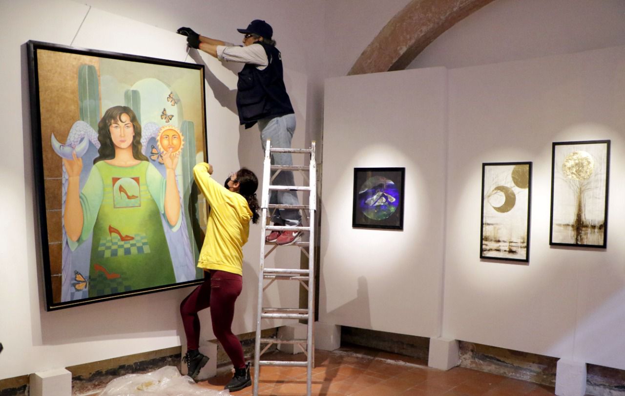  Se prepara Palacio Municipal para inaugurar la colectiva plástica de 24 artistas potosinos: “Creación en contingencia”