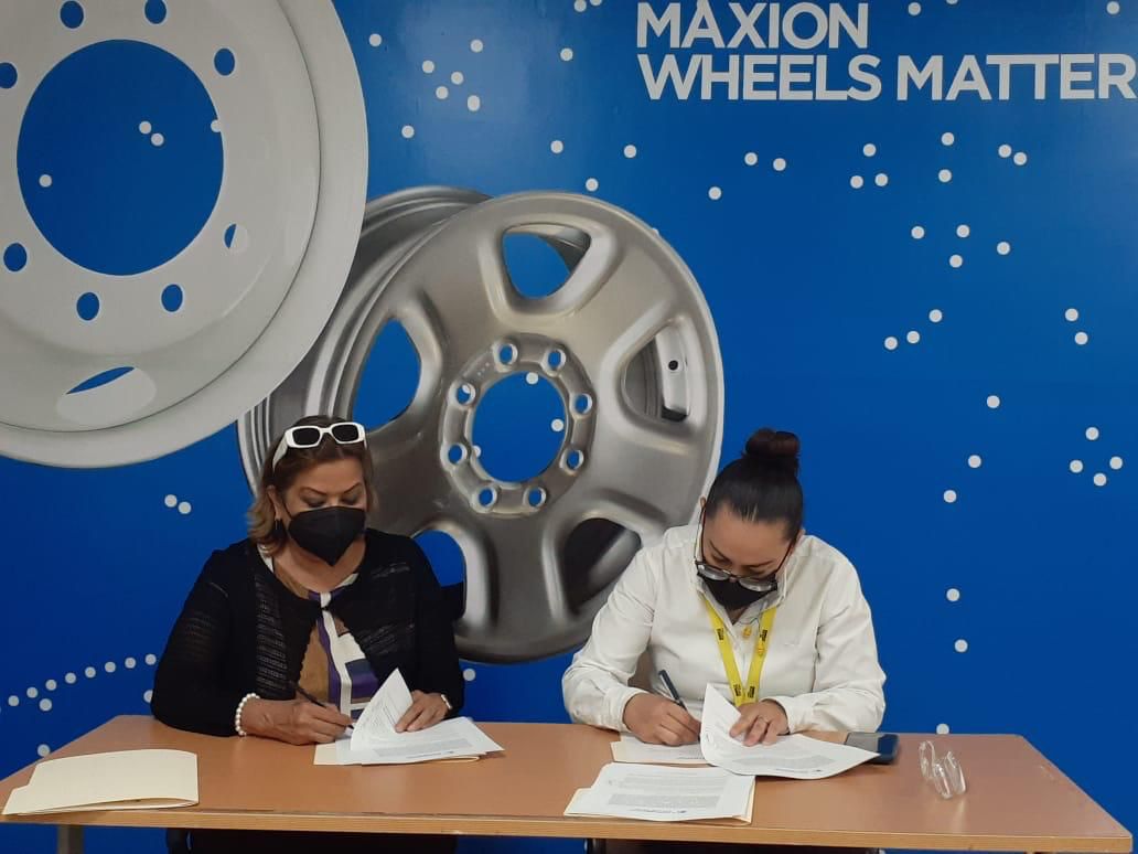  Instancia de las Mujeres y la empresa Maxion Wheels firman convenio a favor de las mujeres