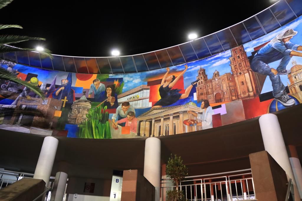  Alcalde Enrique Galindo develó el nuevo mural de la UAM, con el que se celebran 430 años de la fundación de la ciudad