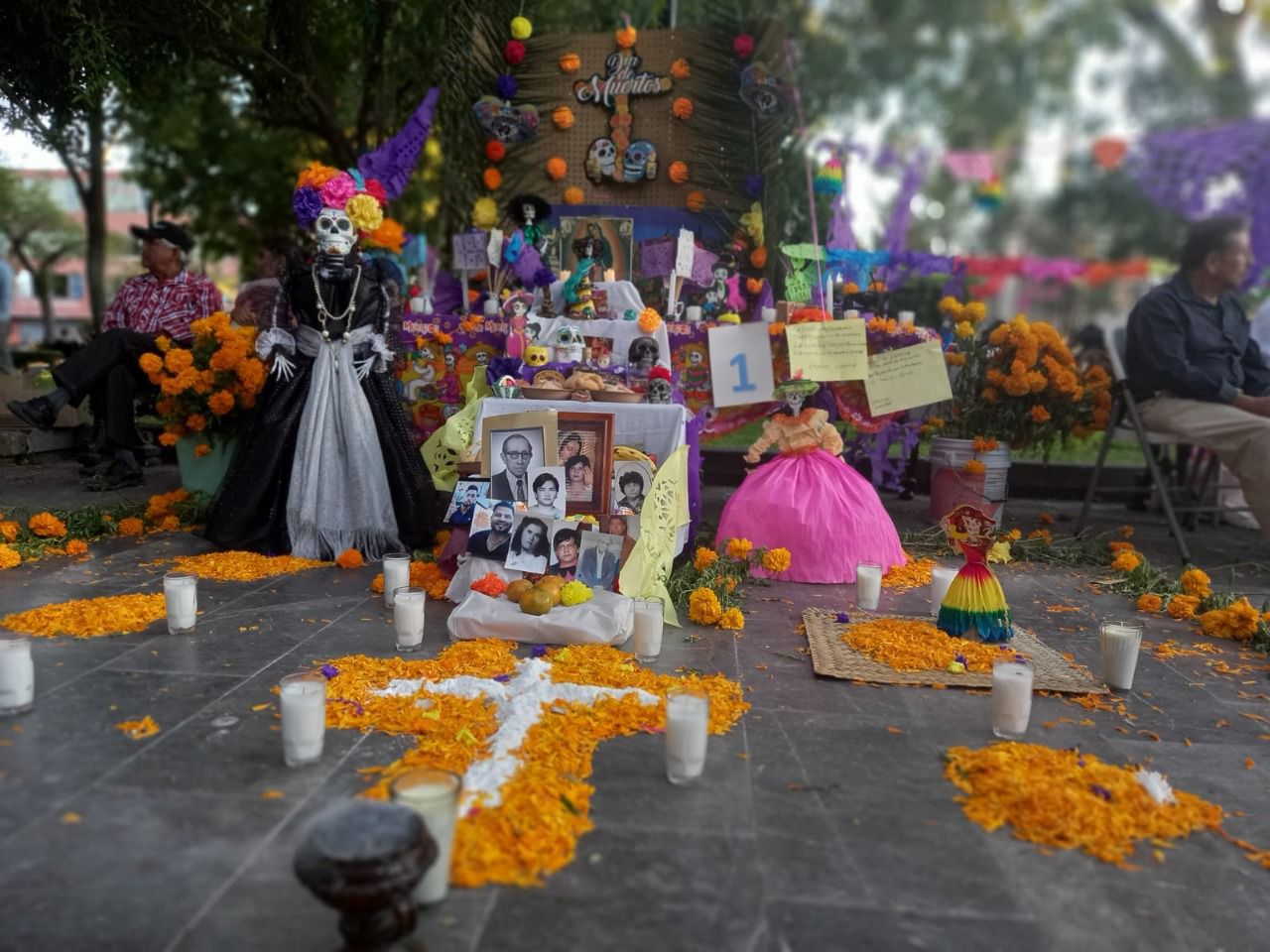  Con "Mi corazón te recuerda", DIF Capitalino viste de colores Tequis con Altares de Muertos