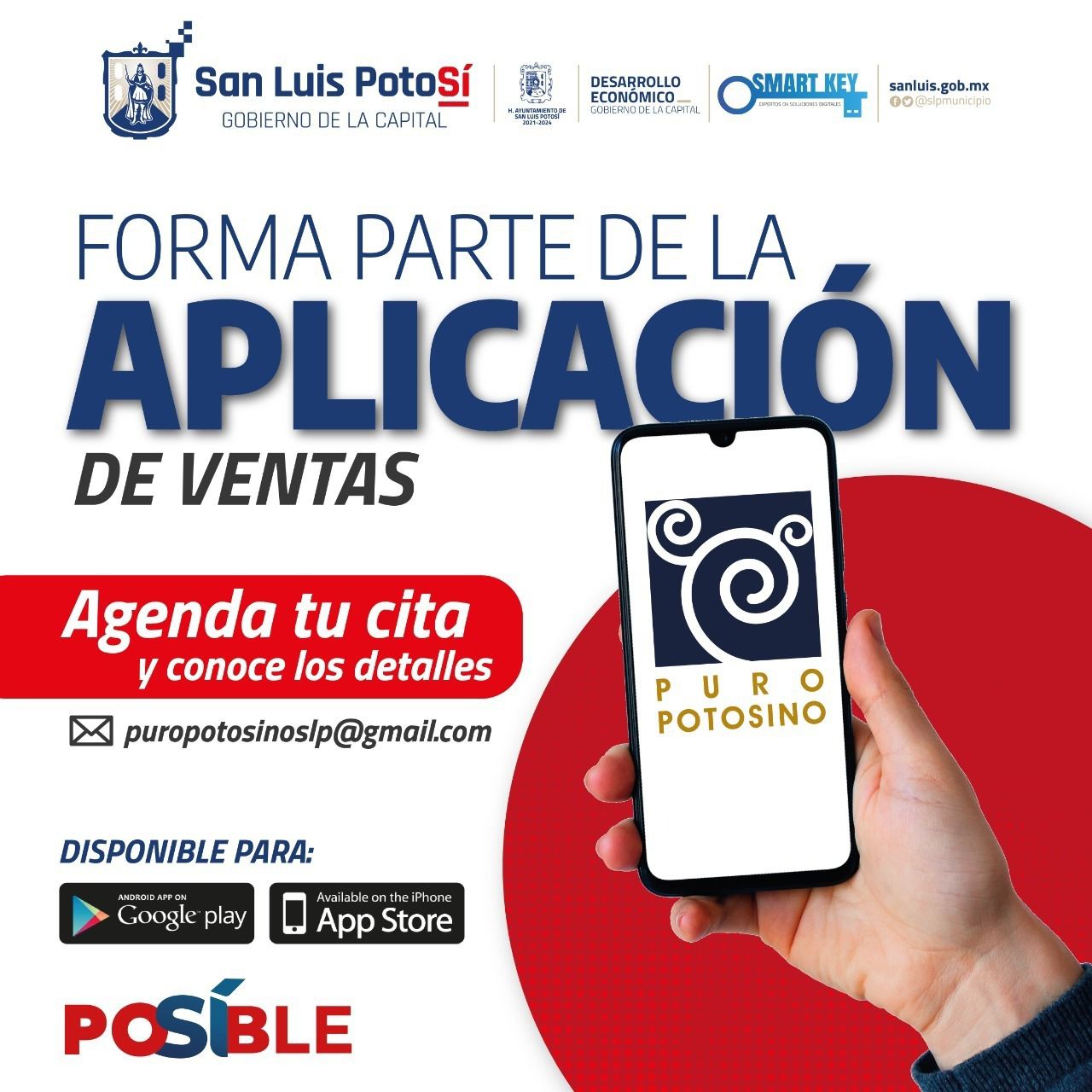  Con la App Puro Potosino, el Gobierno de la Capital promueve a los negocios locales