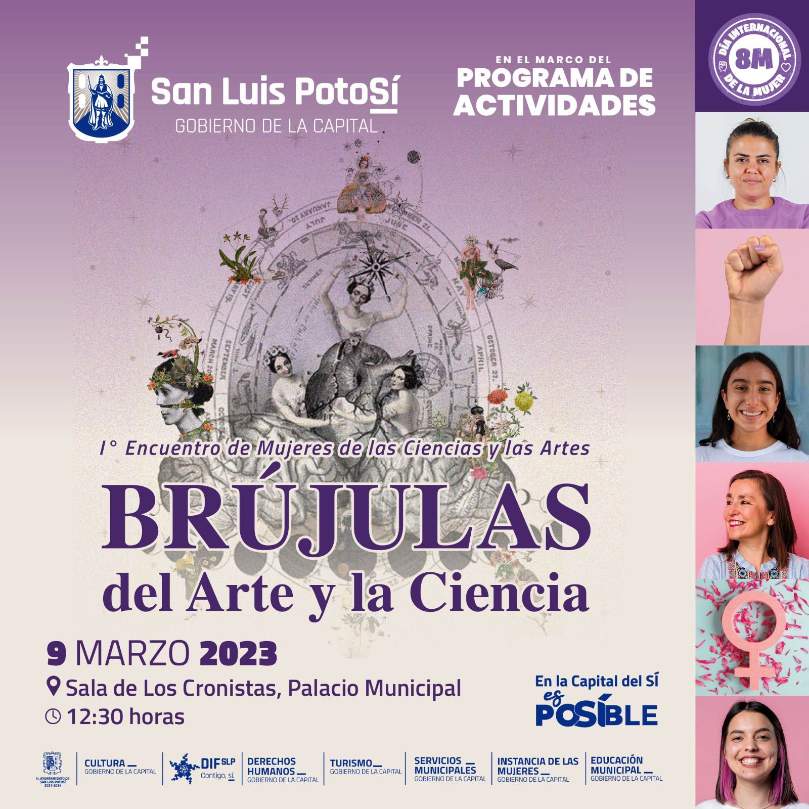  Gobierno de la Capital organiza primer encuentro de Mujeres de las Ciencias y las Artes en Palacio Municipal