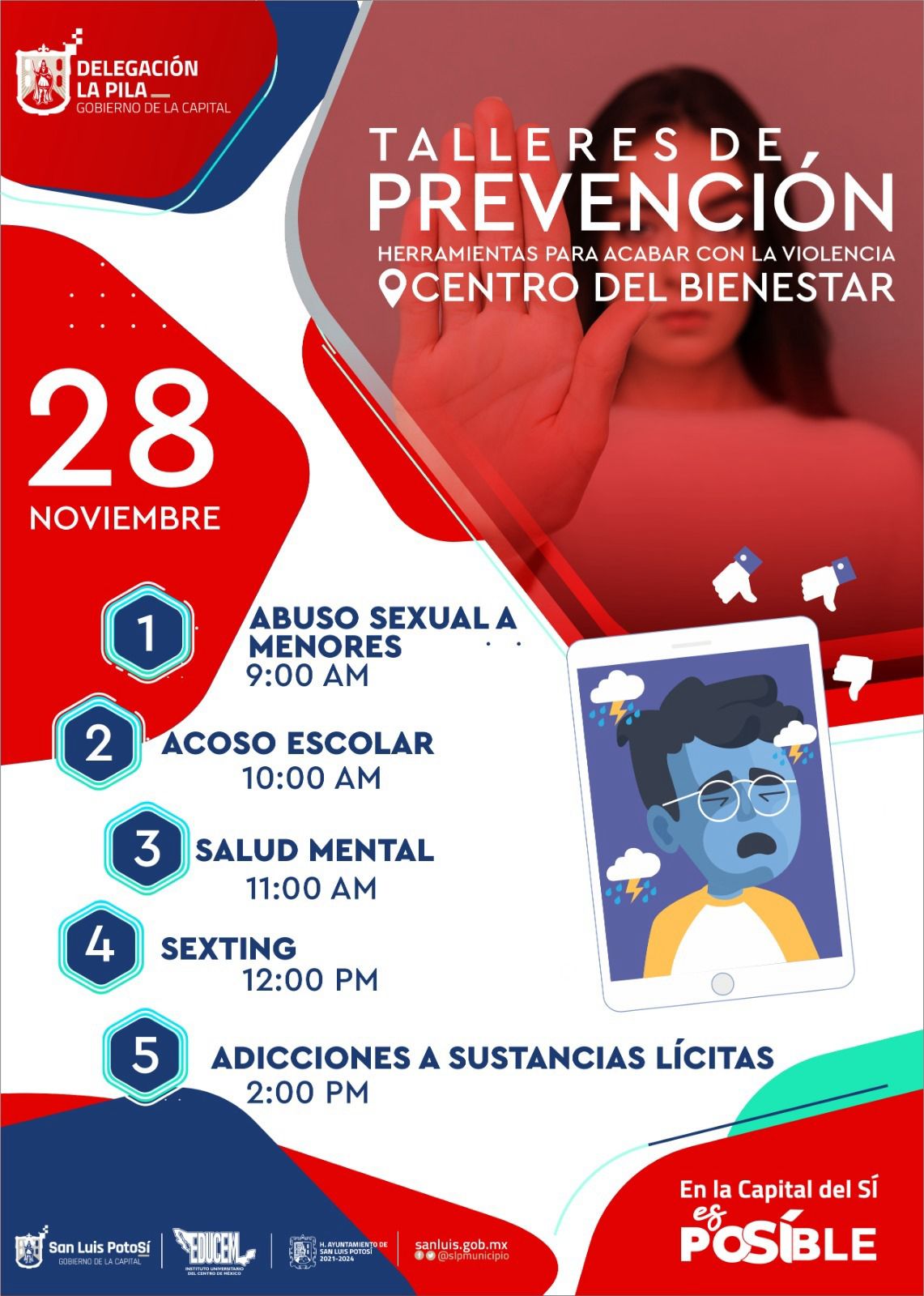 Gobierno de la Capital impulsa talleres para erradicar la violencia en las escuelas de La Pila