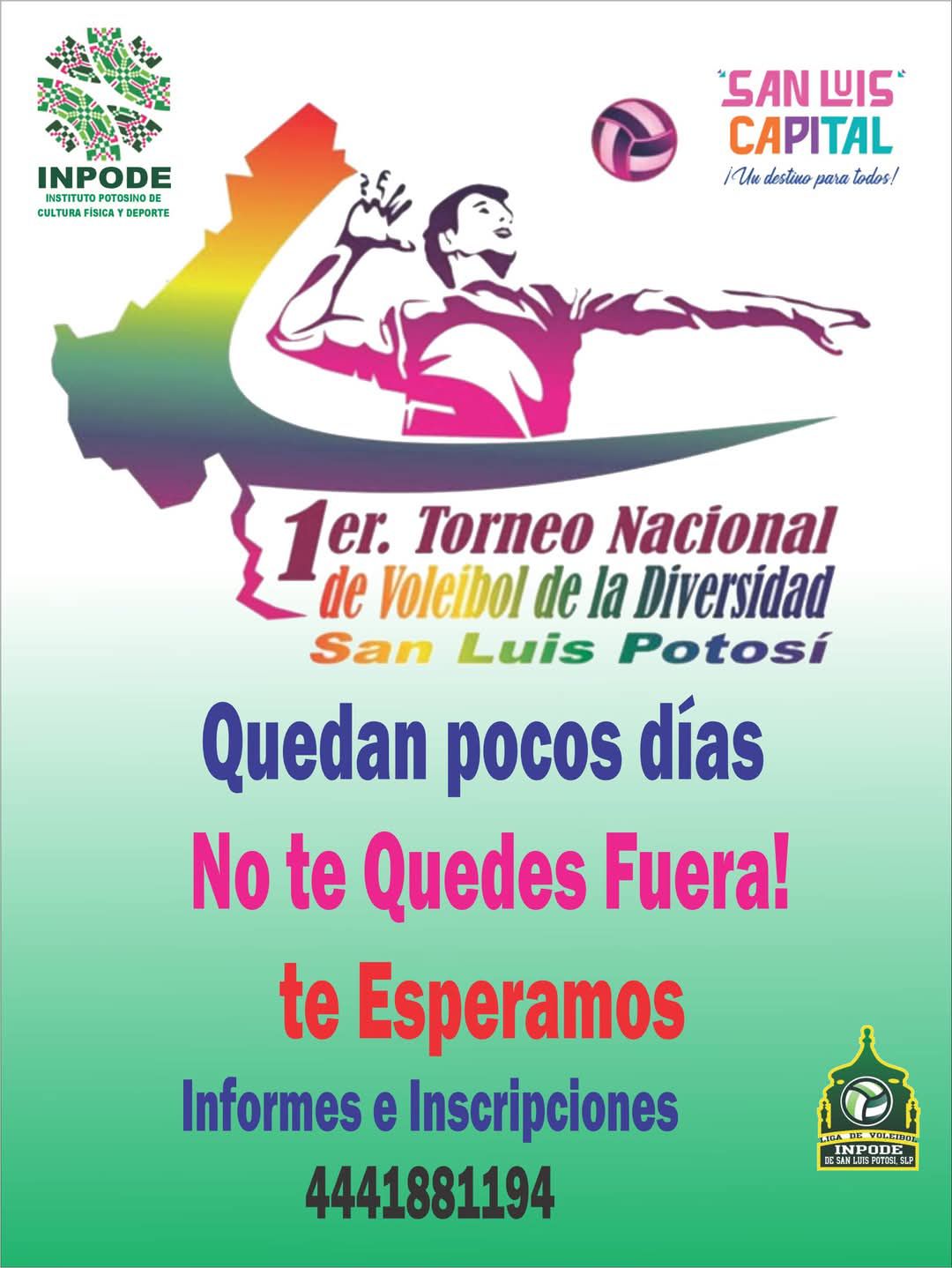 Flyer con el logo del torneo e información