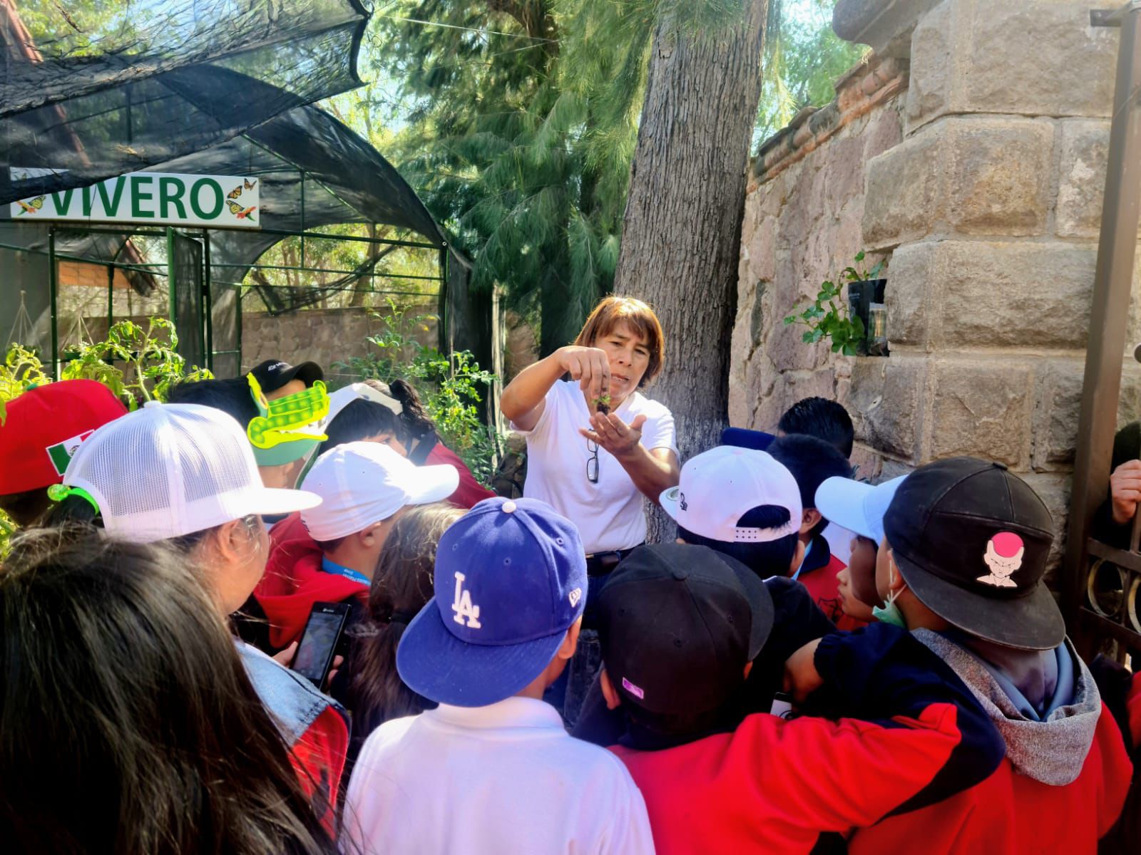 Fotografía durante un recorrido en Casa Colorada