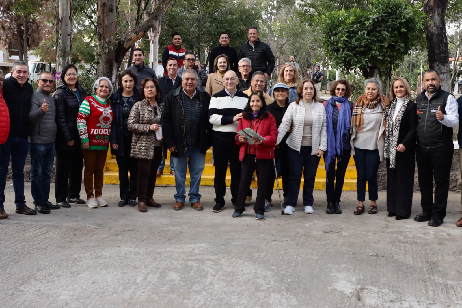 Fotografía de los participantes en el día de talacha