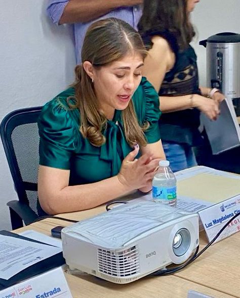 Fotografía de la regidora Magdalena Cisneros