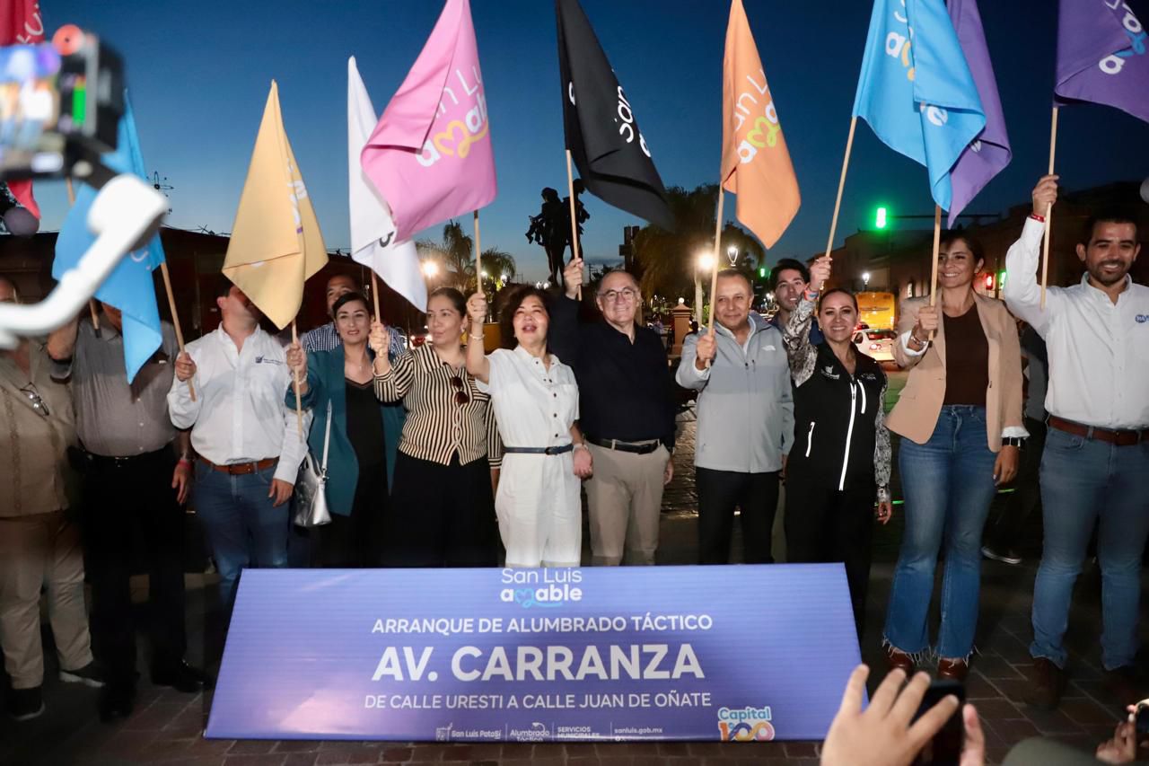 Enrique Galindo devuelve el esplendor a la avenida Carranza con moderno Alumbrado Táctico