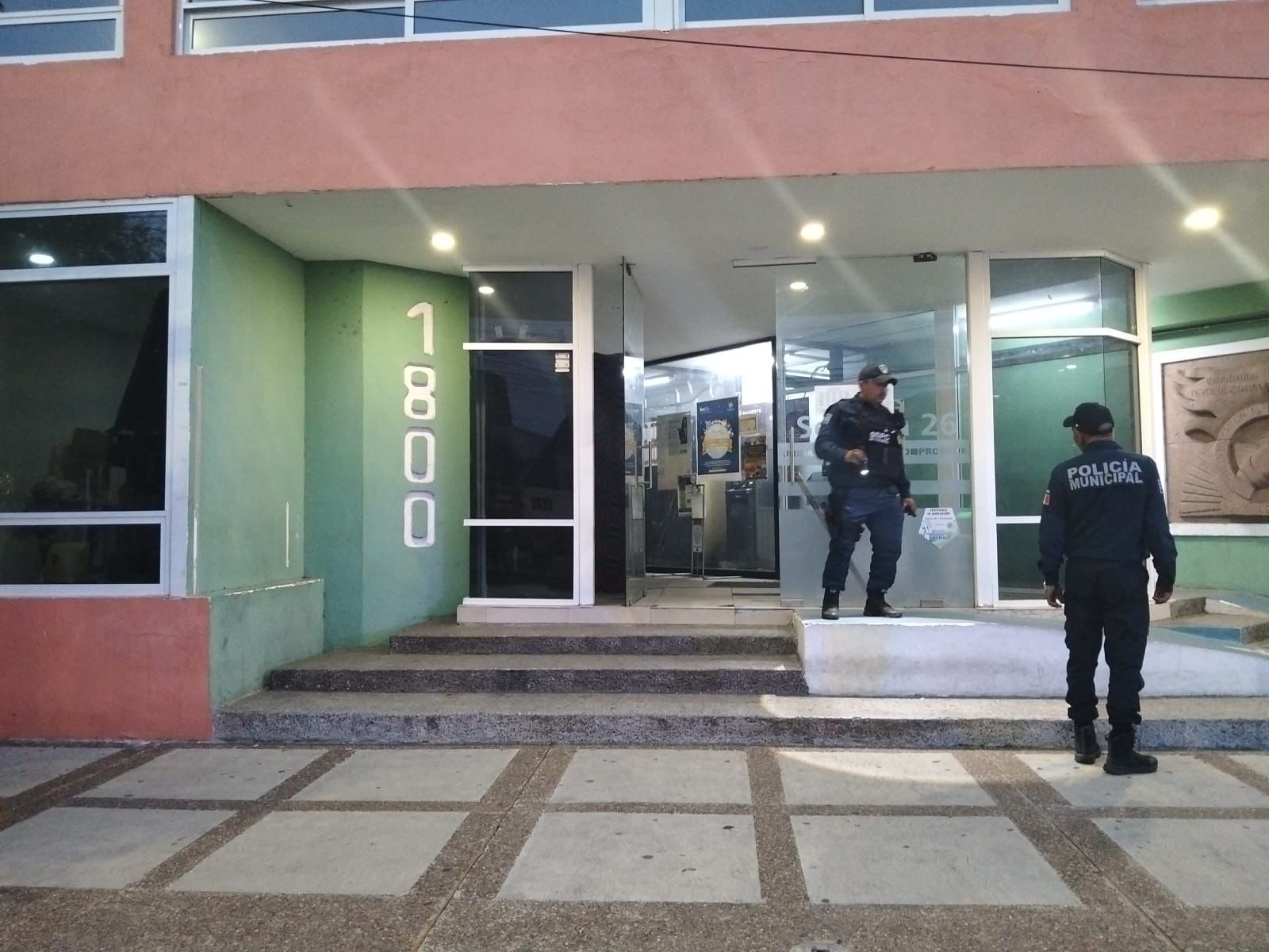 SSPC de la Capital acude como primer respondiente a intento de robo en cajero automático