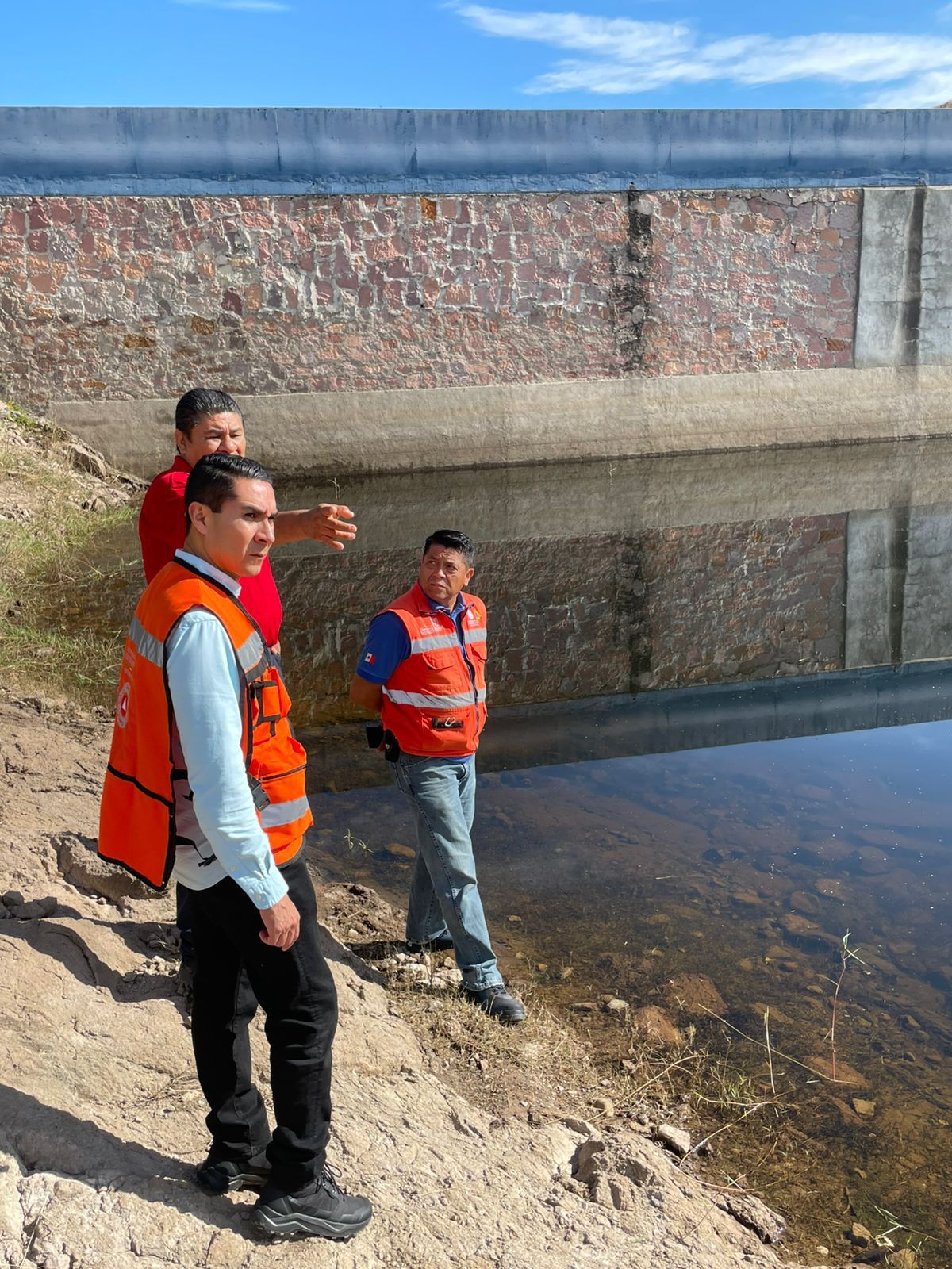 Protección Civil Municipal realiza recorridos preventivos en las presas El Peaje, El Potosino y San José