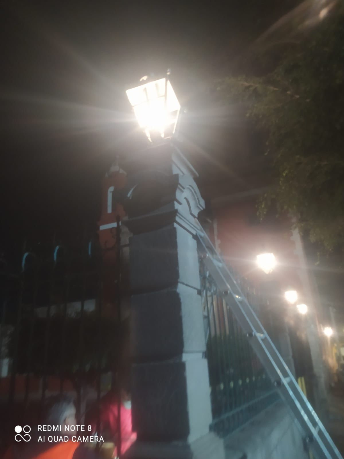 Ayuntamiento de SLP restablece alumbrado con daño técnico y vandalismo