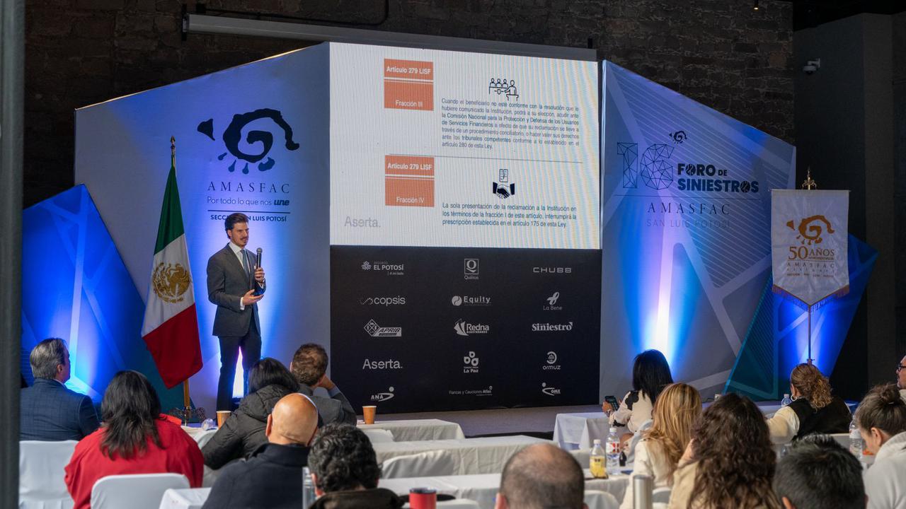 San Luis Capital impulsa el 17° Foro de Siniestros de AMASFAC