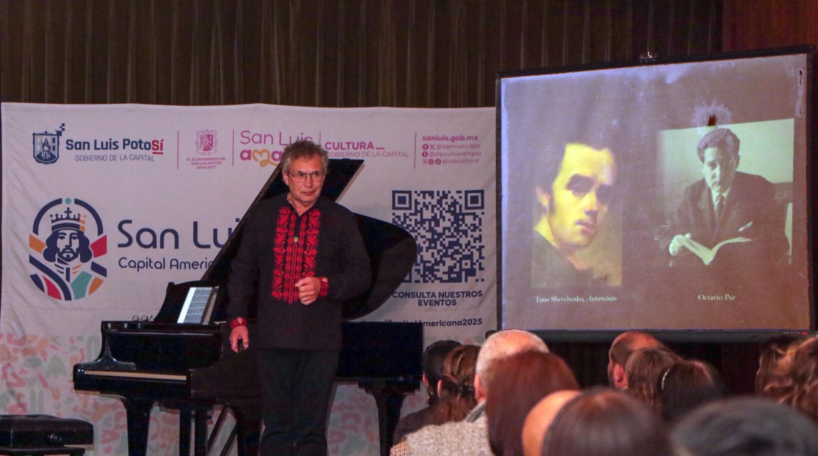 Un puente para la paz y la cultura: Taras Filenko ofreció un emotivo concierto en San Luis Potosí