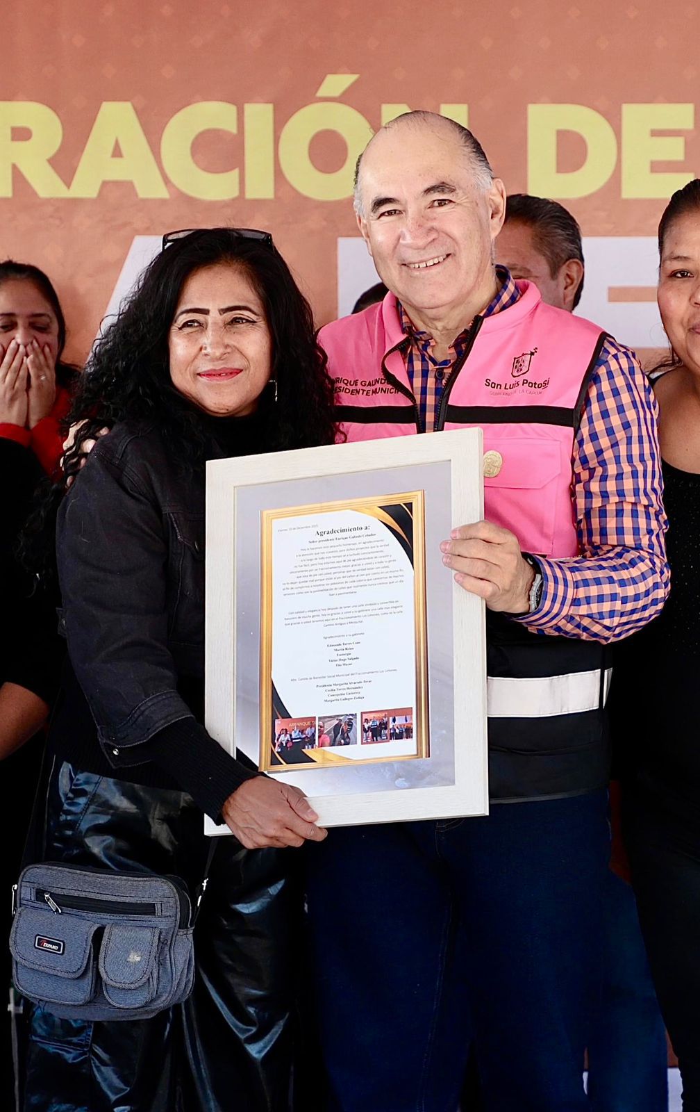 Enrique Galindo, un presidente municipal cercano a la gente y que cumple lo que promete