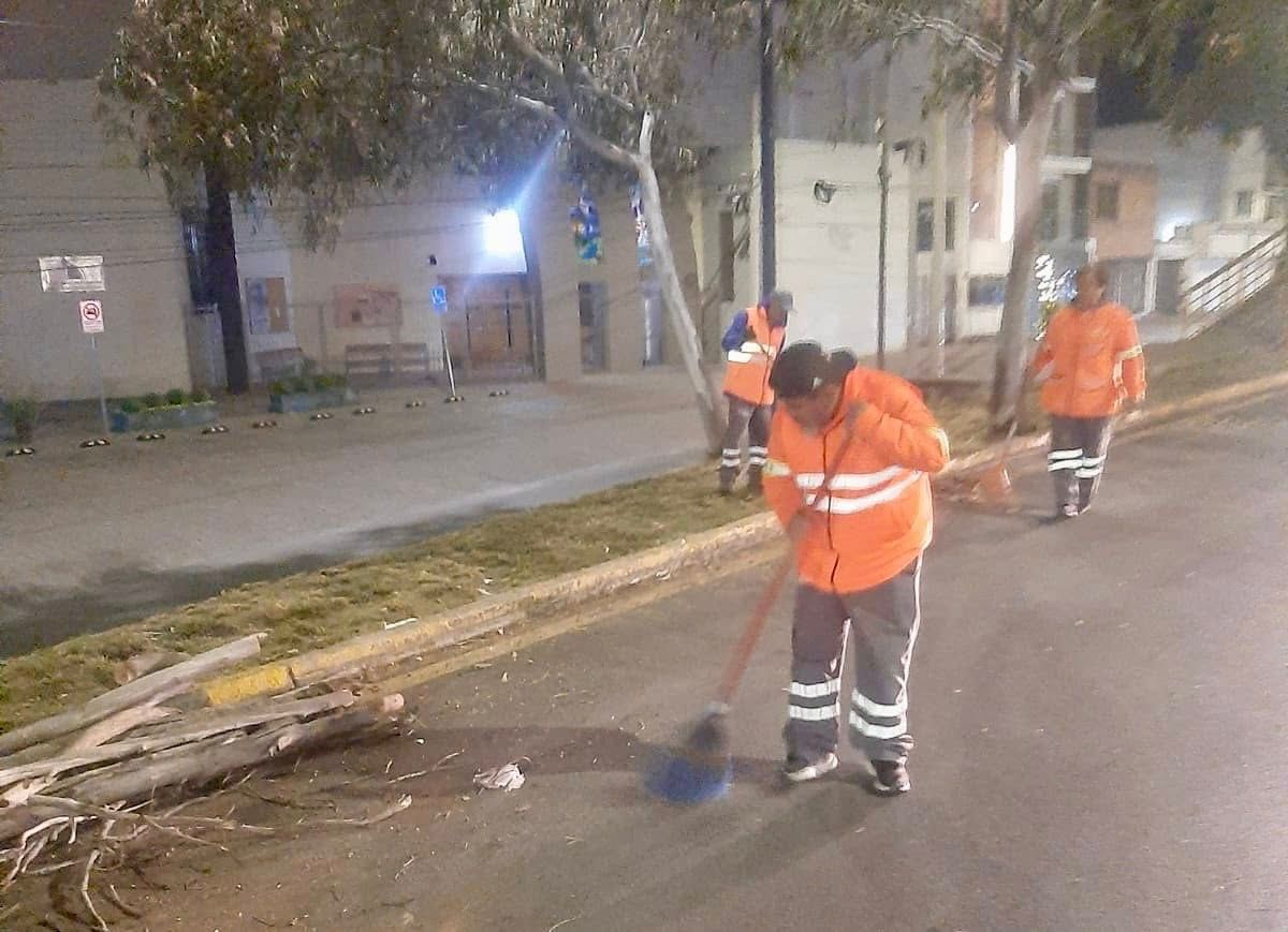 Limpia y segura la Avenida Salvador Nava con los trabajos de mantenimiento del Gobierno de la Capital