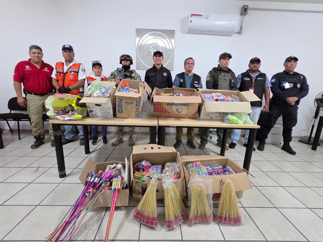 Protección Civil Municipal asegura 153 kilogramos de pirotecnia en arranque del Operativo Cohetón 2025