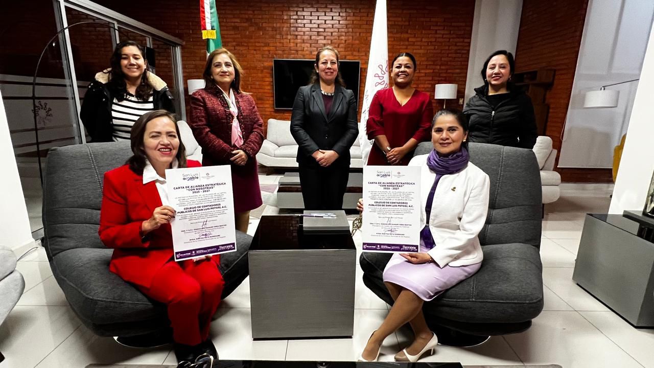 Colegio de Contadores se suma a la alianza estratégica de la Instancia de las Mujeres