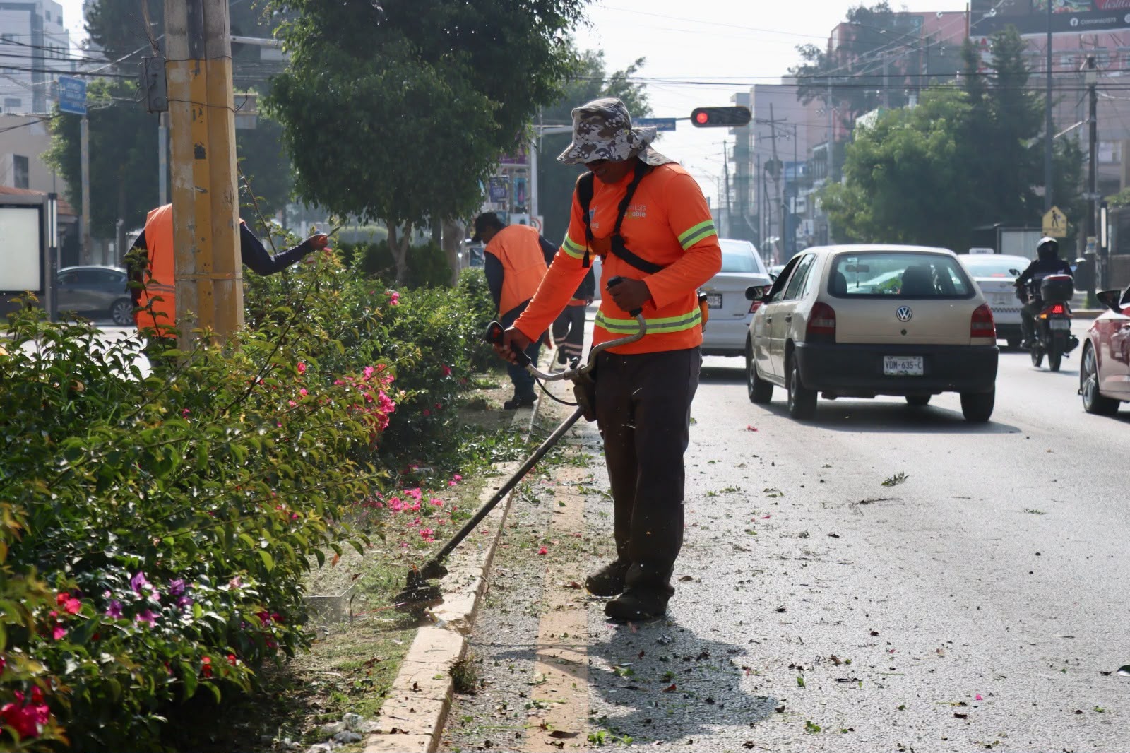 Gobierno de la Capital mantiene en óptimas condiciones la avenida Venustiano Carranza