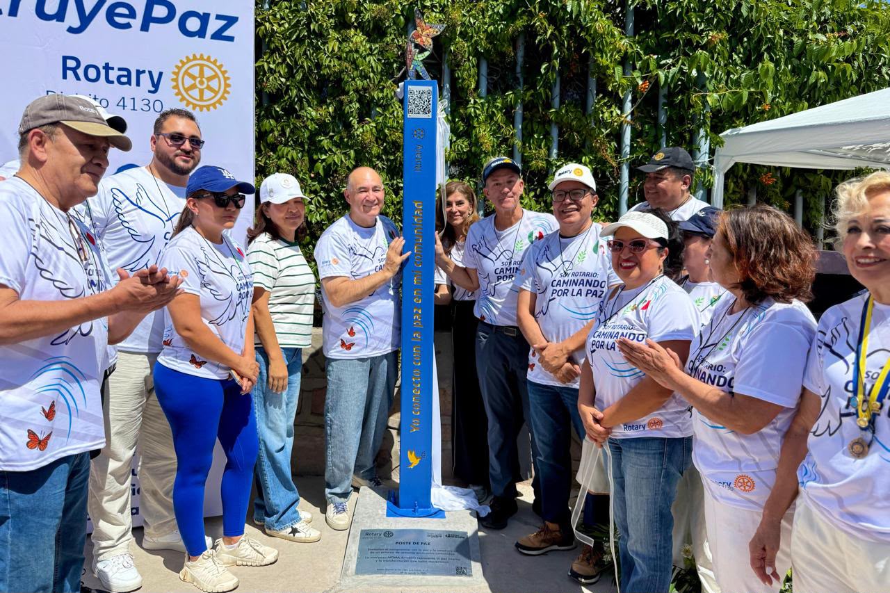 Enrique Galindo se suma con Rotary International a la promoción de la paz