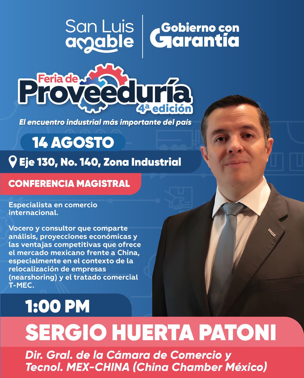 En la Feria de Proveeduría del Gobierno de la Capital se analizarán las oportunidades de México frente a China